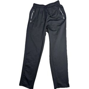 Women's New Sport Quick Dry Athletic Black Pants  Zipper Pockets Size S (288)
